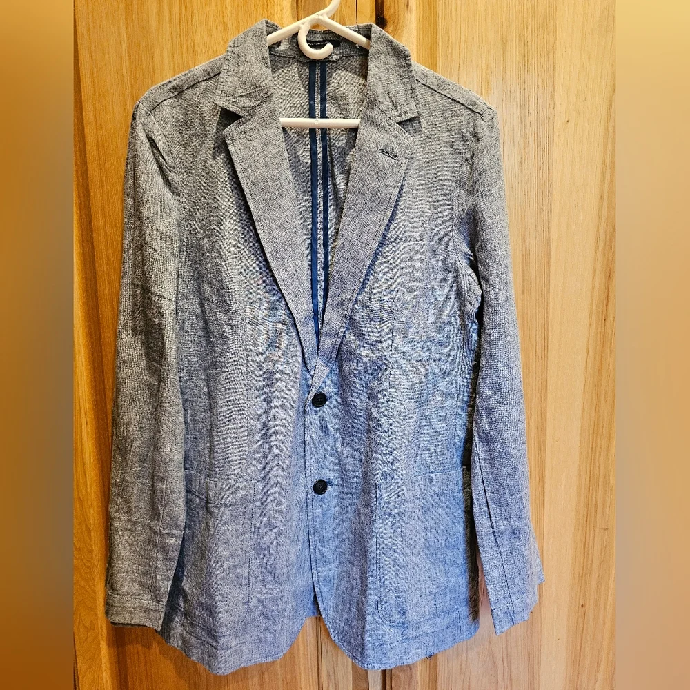 NWOT Lands' End Men's Linen Blazer - Picture 2 of 6